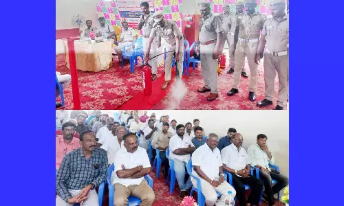 விபத்தில்லாத தீபாளியாக கொண்டாடுவோம்: தீயணைப்புத் துறையினர் விழிப்புணர்வு