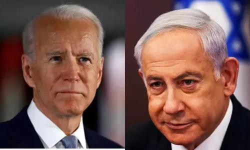 இஸ்ரேல் பிரதமருடன் ஜோபைடன் அவசர ஆலோசனை: மனிதாபிமான முறையில் போர் நிறுத்தம் செய்ய வலியுறுத்தல்