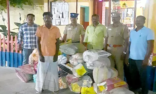 ரெயிலில் ரேசன் அரிசி கடத்தல்