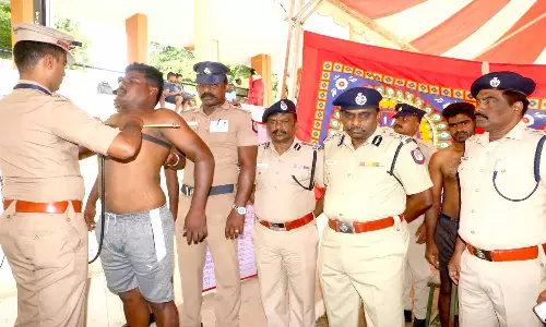 சப்-இன்ஸ்பெக்டர் பணிக்கான உடற்தகுதி தேர்வில் 513 பேர் பங்கேற்பு