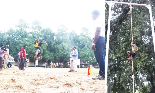 சப்-இன்ஸ்பெக்டர் பணிக்கு 2-வது நாளாக உடற் தகுதி தேர்வு