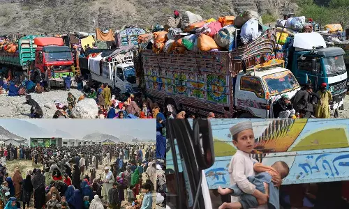 பாகிஸ்தானில் தங்கி உள்ள ஆப்கானிஸ்தான் அகதிகள் வெளியேற்றம்