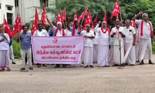 விராலிமலையில் 150 ஆண்டு பழமையானபத்திரப்பதிவு அலுவலகத்தை இடிக்க எதிர்ப்பு