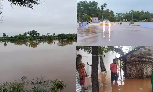 நம்பியூரில் 12 சென்டிமீட்டர் மழை கொட்டி தீர்த்தது: தரைப்பாலங்கள் நீரில் மூழ்கியதால் போக்குவரத்து துண்டிப்பு