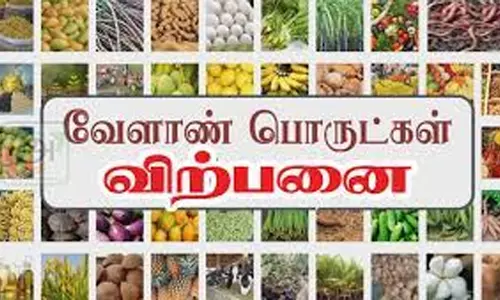 அரசு வேளாண் ஒழுங்கு முறை விற்பனை கூடத்தில்வேளாண் பொருட்கள் ரூ.30.38 லட்சத்துக்கு விற்பனை