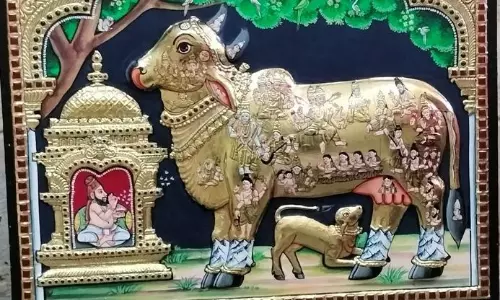 சத்தமின்றி சாதனை படைத்து வரும் திருமயம் ஓவியர்