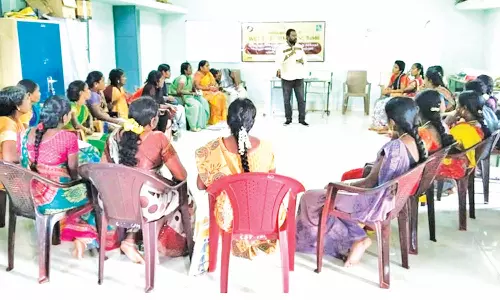 மகளிர் சுயஉதவி குழுவினருக்கு பயிற்சி
