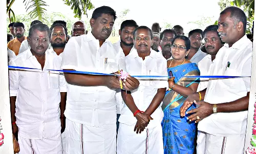 மகளிர் சுயஉதவிக்குழு கட்டிடம் திறப்பு விழா