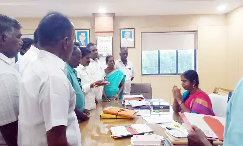 பா.ம.க.வினர் கலெக்டரிடம் மனு