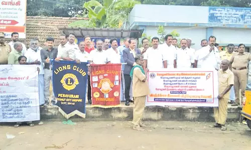 விபத்தில்லா தீபாவளி குறித்த விழிப்புணர்வு பேரணி