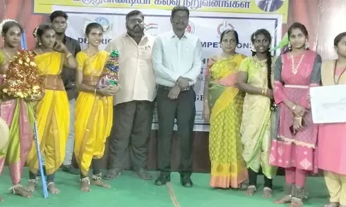 தேசிய இளைஞர் திருவிழாவிற்கு மாணவர்கள் தேர்வு செய்யும் நிகழ்ச்சி