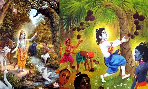 கிருஷ்ணர் திருவிளையாடல்கள் நிகழ்த்திய பிருந்தாவனம்