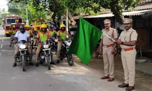 விபத்தில்லா தீபாவளி விழிப்புணர்வு பேரணி