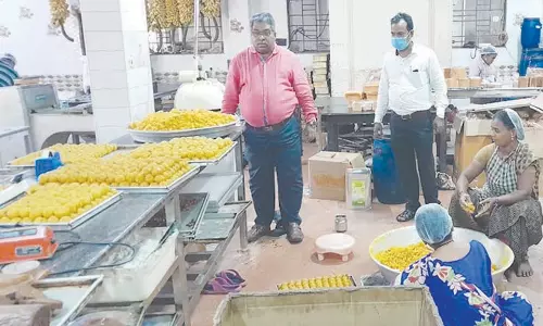 மணவாளக்குறிச்சி பகுதியில் பேக்கரி கடைகளில் உணவு பாதுகாப்பு அதிகாரிகள் ஆய்வு