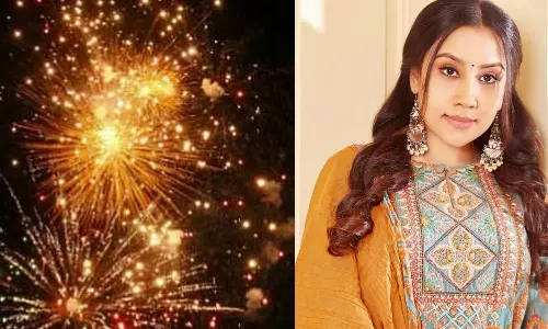 பட்டாசு வெடிக்கும் போது முக கவசம் அவசியம்: டாக்டர் திவ்யா சத்யராஜ் அறிவுரை