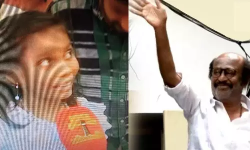 நடிகர் ரஜினியை பார்த்த உடனே கண்கலங்கிய சிறுமி