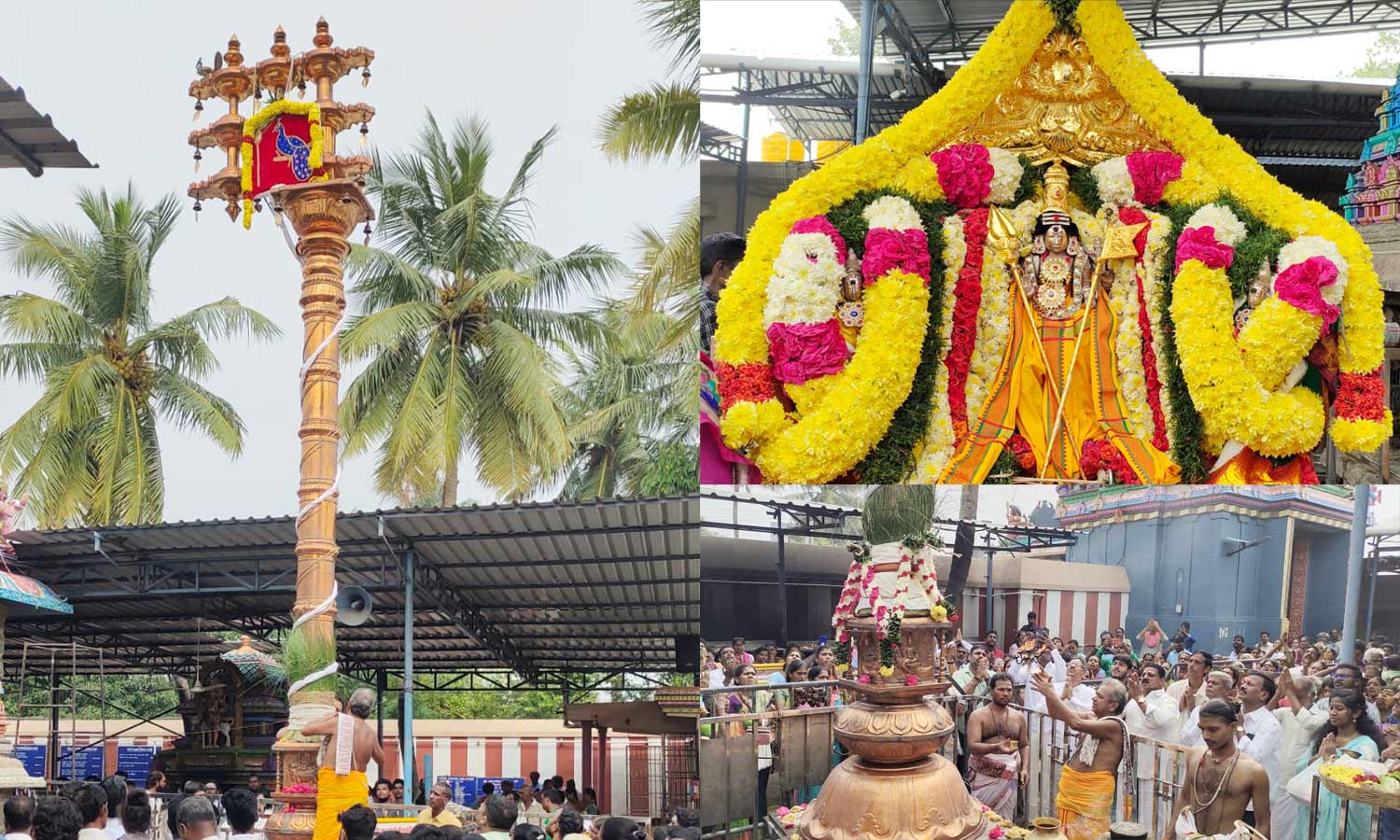 சிறுவாபுரி திருக்கோவிலில் கந்த சஷ்டி உற்சவம்: கொடியேற்றத்துடன் துவங்கியது