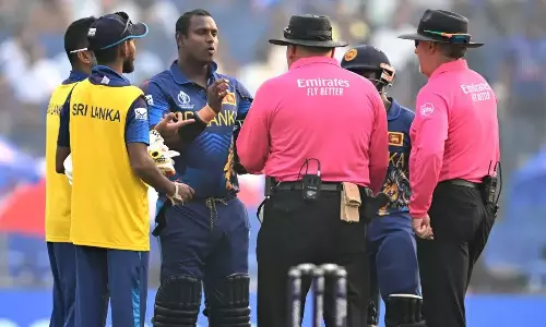 மேத்யூசுக்கு டைம்டு அவுட்: நடுவர்கள் அளித்தது சரியானது- எம்.சி.சி. விளக்கம்