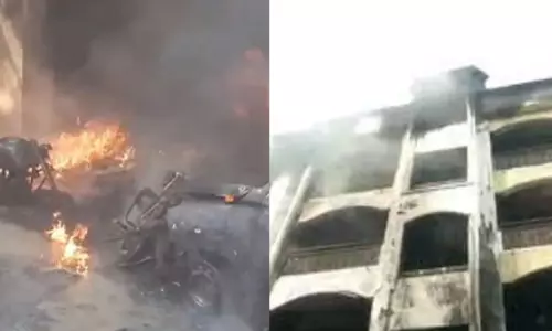 ஐதராபாத்தில் அடுக்குமாடி குடியிருப்பில் பயங்கர தீ விபத்து- 7 பேர் உயிரிழப்பு