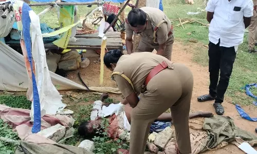 கட்டிட தொழிலாளி அடித்து கொலை