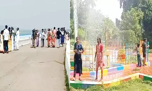 சாத்தனூர் அணையில் சுற்றுலா பயணிகள் குவிந்தனர்