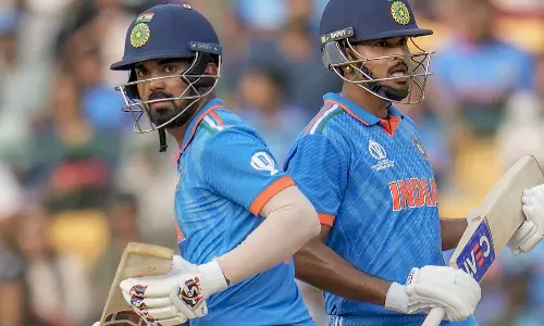 உலகக் கோப்பை தொடரில் புதிய சாதனை படைத்த ஷ்ரேயாஸ் -ராகுல் ஜோடி