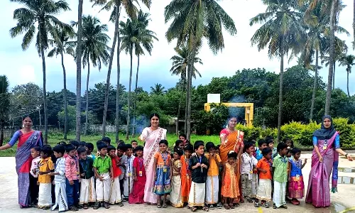 செங்கோட்டை ட்ரஷர் ஐலண்ட் பள்ளியில் தீபாவளி பண்டிகை