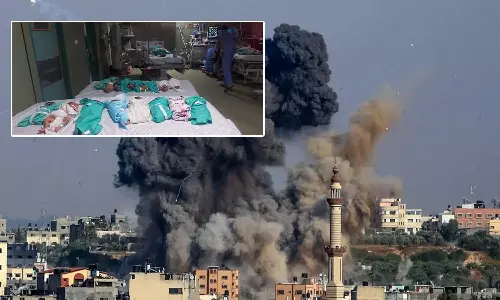 காசாவில் இஸ்ரேல் தாக்குதல் தீவிரம்: 2 பெரிய ஆஸ்பத்திரிகள் முடங்கியது