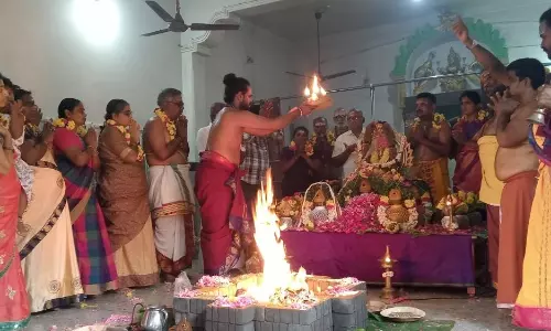 அரூர் அய்யப்பன் கோவிலில் வருடாபிஷேக விழா