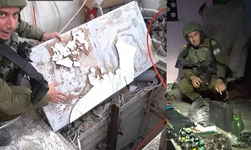 மருத்துவமனையுடன் தொடர்புடைய சுரங்கம்: ஆதார வீடியோவை வெளியிட்டது இஸ்ரேல் ராணுவம்