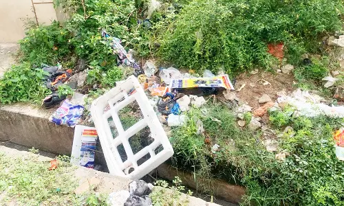 15 நாட்களாக தேங்கி கிடக்கும் குப்பை கழிவுகள்