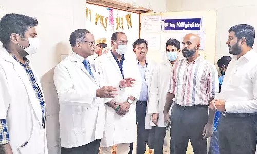 அரசு மருத்துவமனையில் கலெக்டர், எம்.எல்.ஏ. ஆய்வு