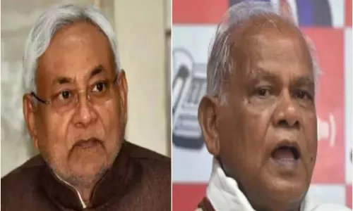 நிதிஷ்குமாருக்கு காந்தி நல்ல அறிவைக் கொடுக்க வேண்டும் - ஜித்தன் ராம் மஞ்சி