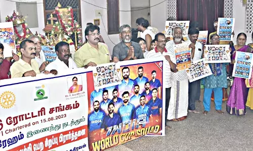 அரை இறுதி-இறுதிப்போட்டியில் இந்தியா வெற்றி பெற மதுரையில் சிறப்பு வழிபாடு