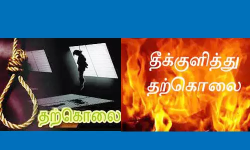 சிற்பக்கூட ஊழியர் உள்பட 2 பேர் தற்கொலை