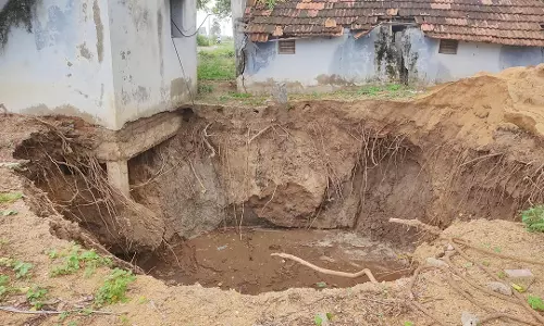 தொடர் மழையால் வீடுகள், விவசாய கிணறுகள் இடிந்தன