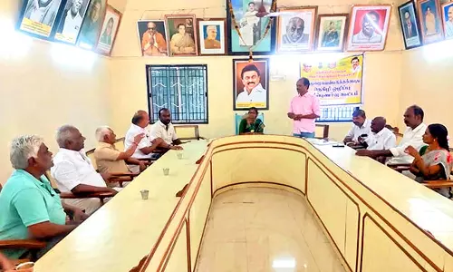 சிவகிரி பேரூராட்சியில் மீண்டும் மஞ்சப்பை குறித்து ஆலோசனை கூட்டம்