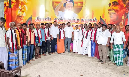 ராஜா எம்.எல்.ஏ. முன்னிலையில் ஓ.பி.எஸ். அணியினர் 50 பேர் தி.மு.க.வில் இணைந்தனர்