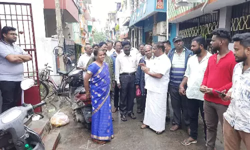 பாதாள கழிவு நீர் தொட்டிகளில் மழை வெள்ளம்