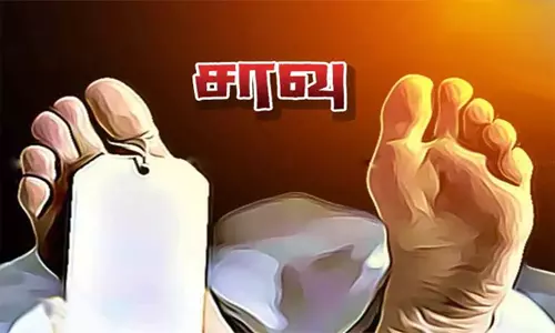 மழை நீரில் தவறி விழுந்து தொழிலாளி சாவு