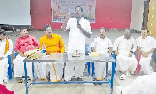 அண்ணாமலைக்கு சிறப்பான வரவேற்பு