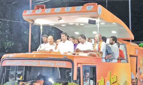 தமிழகத்தை வளர்ச்சி பாதைக்கு கொண்டு செல்ல பா.ஜ.க. ஆதரவு பெற்ற எம்.பி.யை தேர்ந்தெடுக்க வேண்டும்: அண்ணாமலை