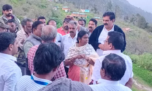 கொடைக்கானல் பகுதியில் வளர்ச்சி திட்ட பணிகள் குறித்து எம்.பி.ஆய்வு