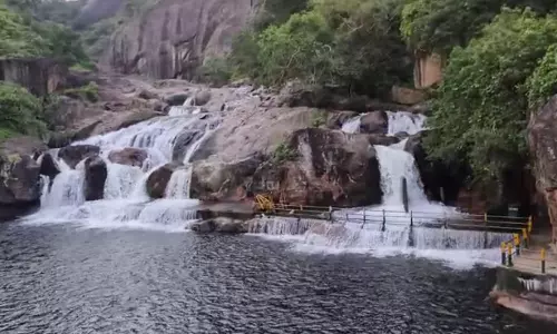 16 நாட்கள் தடைக்கு பின்னர் மணிமுத்தாறு அருவியில் குளிக்க சுற்றுலா பயணிகளுக்கு அனுமதி