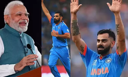 சாதனை நாயகர்களான விராட்கோலி, சமிக்கு பிரதமர் மோடி பாராட்டு