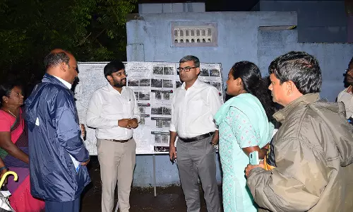 கடலூர் :மாநகராட்சி பகுதிகளில்தேங்கியுள்ள மழைநீர் அகற்றும் பணிகள் மாவட்ட கண்காணிப்பு அலுவலர் நேரில் ஆய்வு