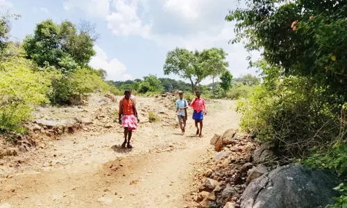 சுதந்திரம் அடைந்தது 77 ஆண்டுகளாகியும் தார்சாலை வசதியின்றி தவிக்கும் ஏரி மலை கிராம மக்கள்