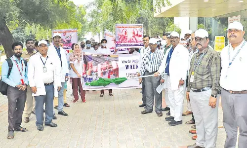 உலக நீரிழிவு நோய் தின விழிப்புணர்வு பேரணி