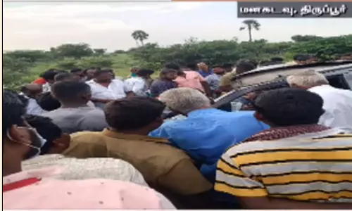 திருப்பூரில் சோகம்: லாரியும் காரும் மோதிய விபத்தில் 5 பேர் பலி