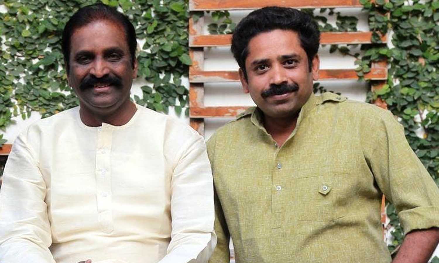 சீனிச்சேவு சாப்பிட்ட குழந்தை மாதிரி சிரித்தார் சீனு- வைரமுத்து பதிவு